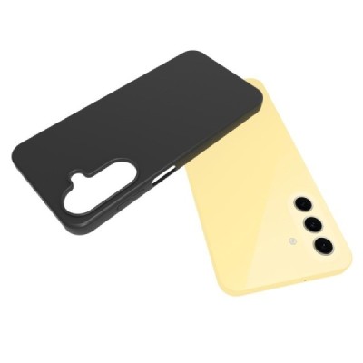 Samsung Galaxy A26 cieta silikona (TPU) melns apvalks | Vacins.lv