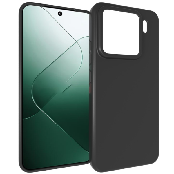 „Xhomet“ Cieta silikona (TPU) apvalks - melns (Xiaomi 15)