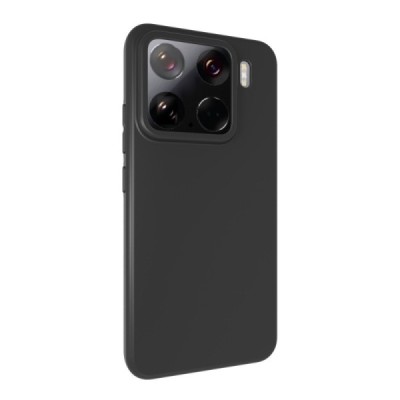 Xiaomi 15 cieta silikona (TPU) melns apvalks | Vacins.lv