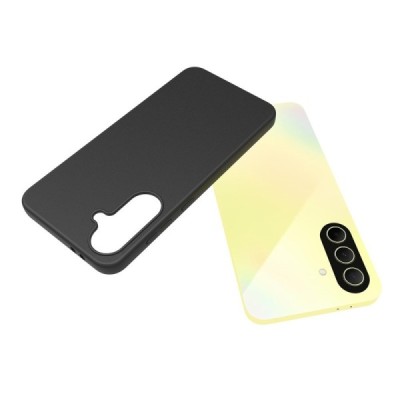 Samsung Galaxy A36 cieta silikona (TPU) melns apvalks | Vacins.lv