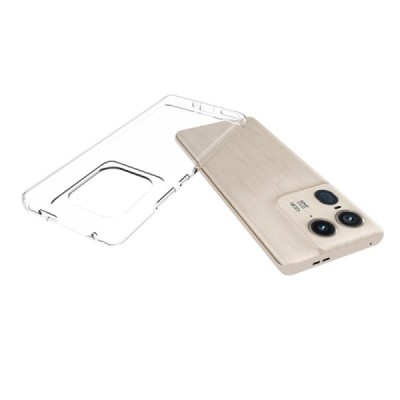 Motorola Edge 50 Ultra 5G kieto silikono TPU skaidrus dėklas - nugarėlė | Priedai.lt