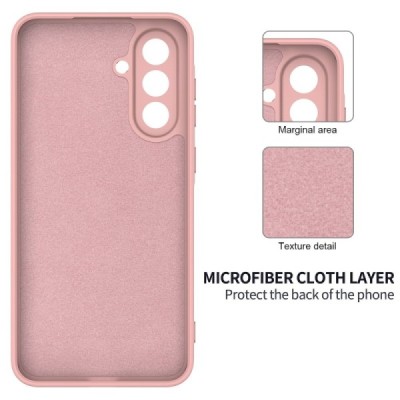 Samsung Galaxy A26 "Shell" cieta silikona (TPU) apvalks - rozs | vacins.lv