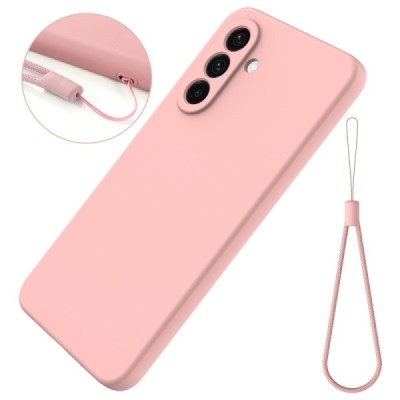 Samsung Galaxy A56 Shell kieto silikono (TPU) dėklas rožinis - nugarėlė | Priedai.lt