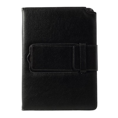 Samsung Galaxy Note 10.1 2014 P600 (P605) ādas atvēramais melns futrālis ar bluetooth tastatūra / Vacins.lv