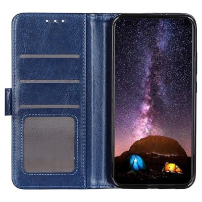 Samsung Galaxy S24+ / S25+ Binfen atvēramais zils maciņš - maks | Vacins.lv