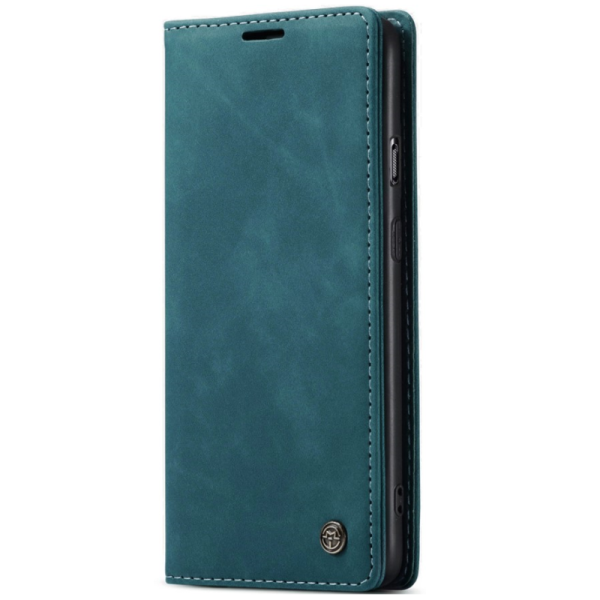 "CaseMe" Retro solīds atvēramais ādas maciņš - zaļš (OnePlus 8T)