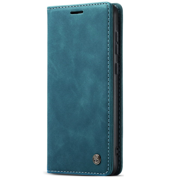 "CaseMe" Retro solīds atvēramais ādas maciņš - zaļš (OnePlus 12)