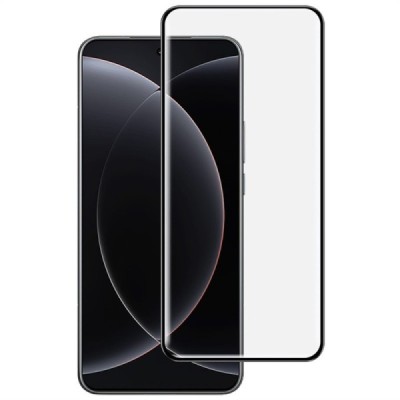 Xiaomi 15 Ultra „Imak“ Tempered Glass sustiprintos apsaugos juodas pilnai dengiantis apsauginis ekrano stiklas | Priedai.lt
