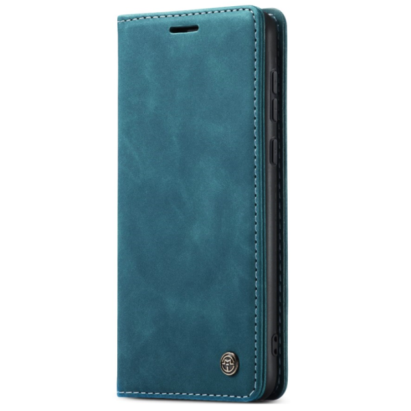 "CaseMe" Retro solīds atvēramais ādas maciņš - zaļš (Galaxy A56)
