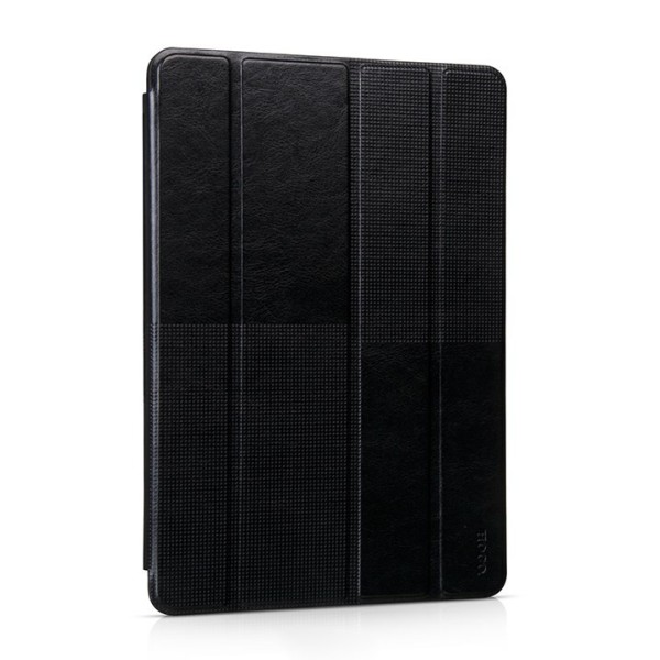 „HOCO“ Crystal Fashion atverčiamas odinis dėklas - juodas (iPad Air 2)
