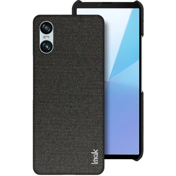 "IMAK" Fabric apvalks - melns (Xperia 10 VI)