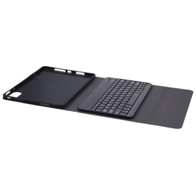Xiaomi Redmi Pad Pro (Poco Pad) "Bosina" ādas atvēramais melns futrālis ar bluetooth tastatūra | Vacins.lv