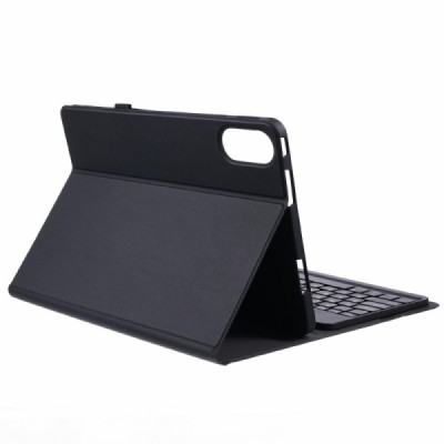 Xiaomi Redmi Pad Pro (Poco Pad) "Bosina" ādas atvēramais melns futrālis ar bluetooth tastatūra | Vacins.lv