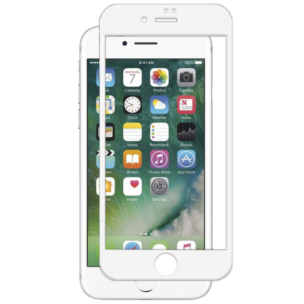 "Rurihai" 3D Tempered Glass pilnīgi aizsedzams ekrāna aizsargstikls - melns (iPhone 7 Plus / 8 Plus)