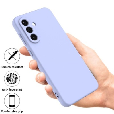 Samsung Galaxy A36 "Shell" cieta silikona (TPU) apvalks - violets | vacins.lv