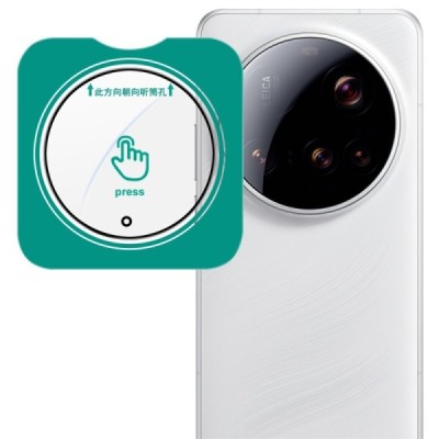 Xiaomi 15 Ultra "IMAK" Tempered Glass apsauginis galinės kameros juodas skaidrus | Priedai.lt