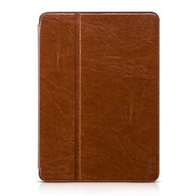 Greznais „HOCO“ Retro sērijas ādas atvērams brūns Apple iPad Air 2 futrālis / Vacins.lv