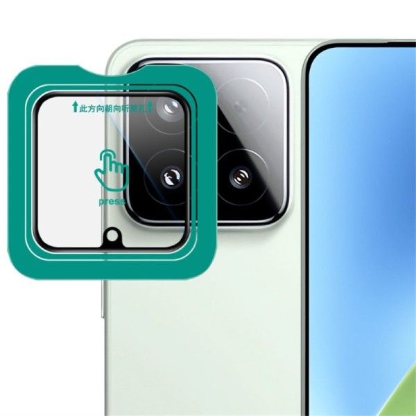 „IMAK“ apsauginis galinės kameros stiklas - juodas (Xiaomi 15)