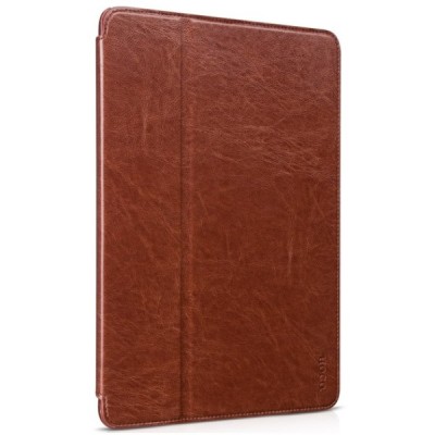 Greznais „HOCO“ Retro sērijas ādas atvērams brūns Apple iPad Air 2 futrālis / Vacins.lv