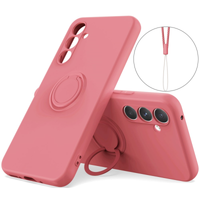 Samsung Galaxy A55 „Ring“ Kickstand (TPU) sarkans apvalks | Vacins.lv