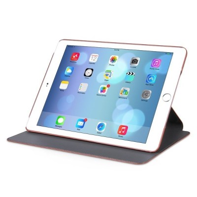 Greznais „HOCO“ Retro sērijas ādas atvērams brūns Apple iPad Air 2 futrālis / Vacins.lv