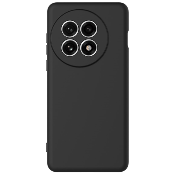 "Shell" cieta silikona (TPU) apvalks - melns (OnePlus 13R / Ace 5)