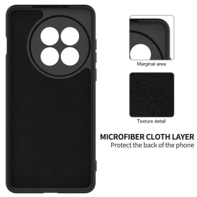 OnePlus 13R "Shell" cieta silikona (TPU) apvalks - melns | vacins.lv