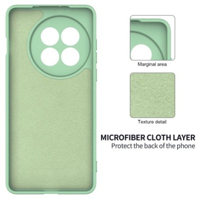 OnePlus 13R "Shell" cieta silikona (TPU) apvalks - zaļš | vacins.lv