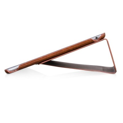 Greznais „HOCO“ Retro sērijas ādas atvērams brūns Apple iPad Air 2 futrālis / Vacins.lv