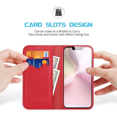 Dux Ducis Hivo Flip Case - Red (iPhone 17e / 16e)