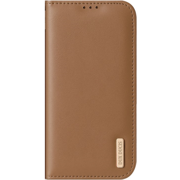„Dux Ducis“ Hivo atvērams maciņš - brūns (iPhone 17e / 16e)