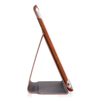 Greznais „HOCO“ Retro sērijas ādas atvērams brūns Apple iPad Air 2 futrālis / Vacins.lv