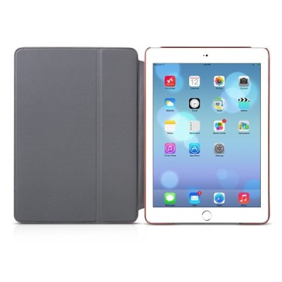 Greznais „HOCO“ Retro sērijas ādas atvērams brūns Apple iPad Air 2 futrālis / Vacins.lv