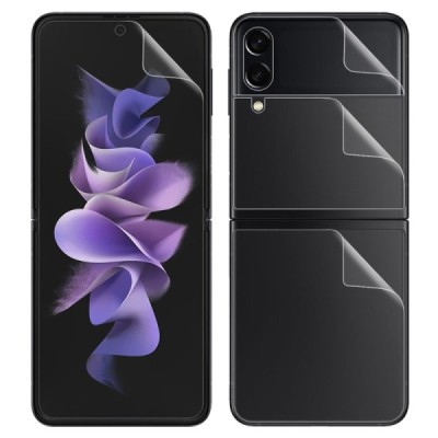 Samsung Galaxy Z Flip3 (Flip4) „IMAK“ Hydrogel apsauginės skaidrios (pilnai dengiančios) ekrano plėvelės | Priedai.lt