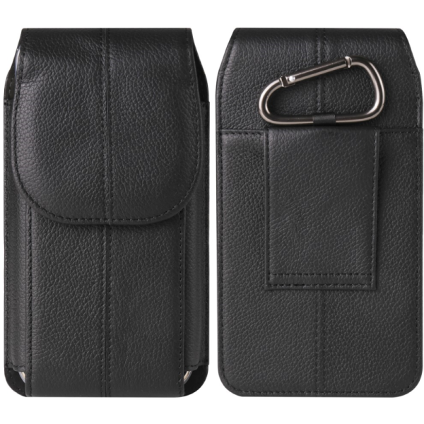 "Longsheng" Carabiner universālais vertikālais jostas ieliktņa - melna (XL izmērs)