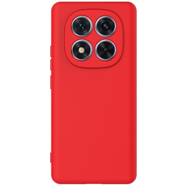 "Shell" cieta silikona (TPU) apvalks - sarkans (Redmi Note 14 Pro+ 5G)