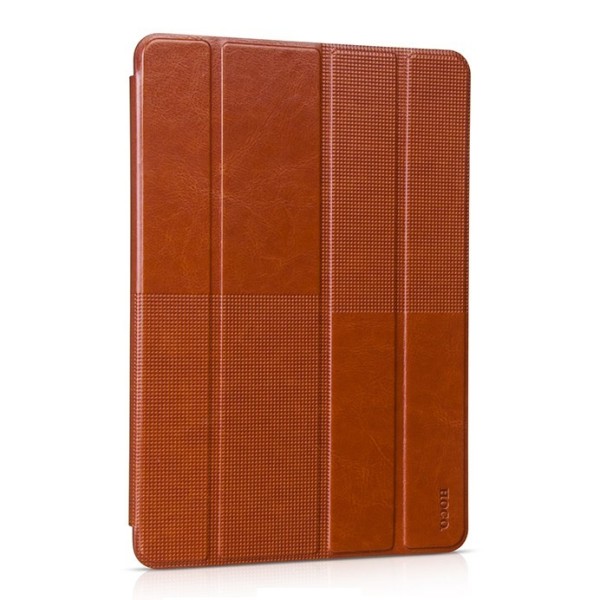 „HOCO“ Crystal Fashion atverčiamas odinis dėklas - rudas (iPad Air 2)