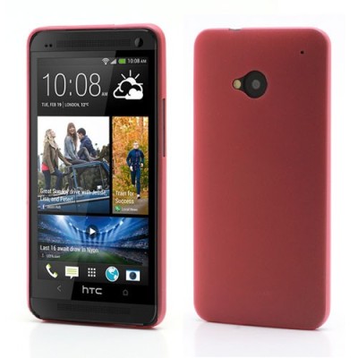 Ploniausias pasaulyje HTC One M7 raudonas dėklas (Dėkliukas) / Priedai.lt