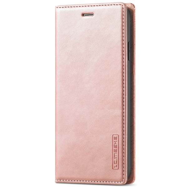 "LC.IMEEKE" atvēramais maciņš - rozs (iPhone X / Xs)
