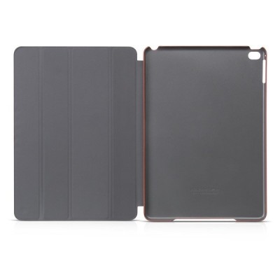 Prabangus „HOCO“ Crystal Fashion serijos odinis atverčiamas rudas Apple iPad Air 2 dėklas / Priedai.lt