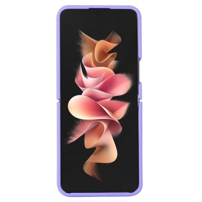 Samsung Galaxy Z Flip4 "Dechen" Ring Kickstand cieta silikona (TPU) apvalks - violets | Vacins.lv