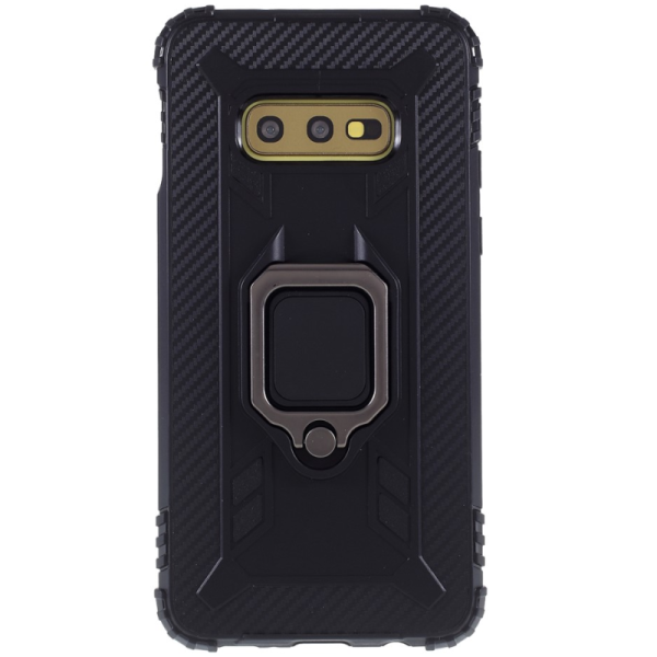 "Mozhi" Kickstand pastiprinātas aizsardzības apvalks - melns (Galaxy S10e)