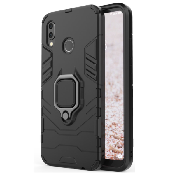 „Mozhi“ Kickstand sustiprintos apsaugos dėklas - juodas (P20 Lite)