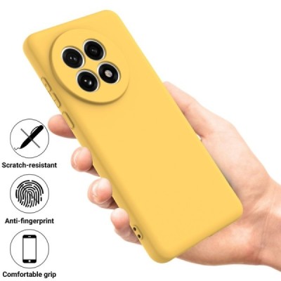 OnePlus 13R "Shell" cieta silikona (TPU) apvalks - dzeltens | vacins.lv