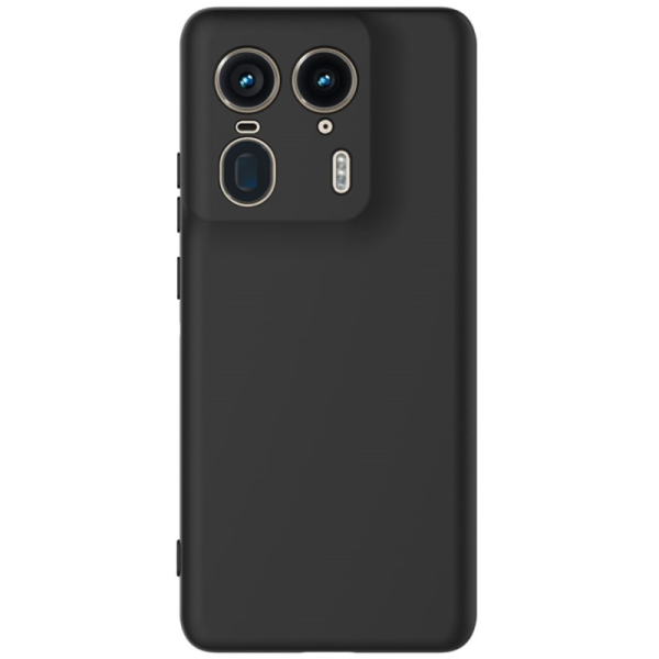 „Shell“ kieto silikono (TPU) dėklas - juodas (Edge 50 Ultra 5G)