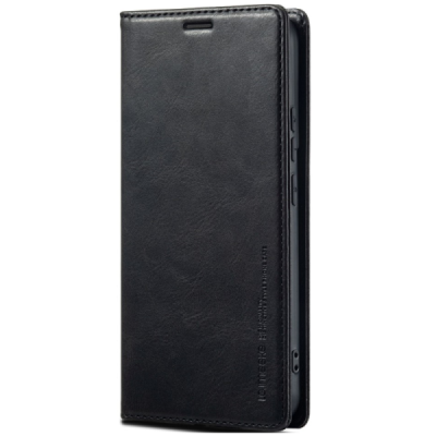 Samsung Galaxy S21 (G991B) „Lc.Imeeke“ melns ādas atvērams maciņš | Vacins.lv