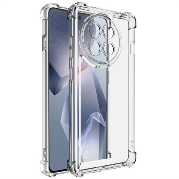 "Imak" pastiprinātas aizsardzības cieta silikona (TPU) apvalks - dzidrs (OnePlus 13R / Ace 5)