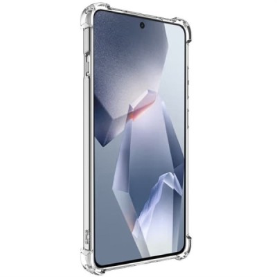 OnePlus 13R "Imak" pastiprinātas aizsardzības cieta silikona (TPU) dzidrs (caurspīdīgs) vāciņš | Vacins.lv