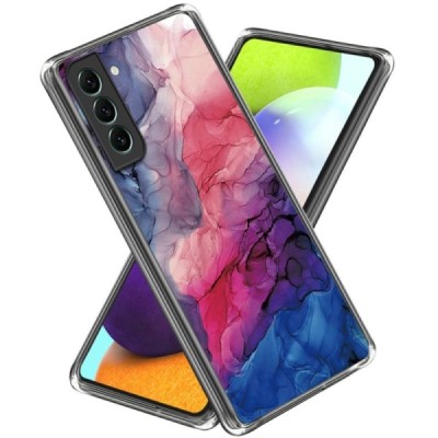 Samsung Galaxy S24 "Yibo" IMD silikona (TPU) rakstainais apvalks (aizmugure) - violets | vacins.lv