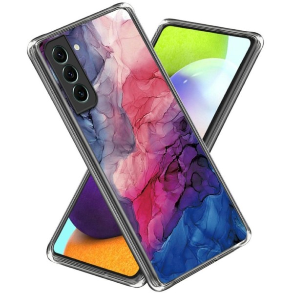 "Yibo" IMD silikona (TPU) rakstains apvalks - violets (Galaxy S24)